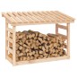 vidaXL Leñero de madera maciza de pino 108x64,5x78 cm vidaXL Leñero de madera maciza de pino 108x64,5x78 cm