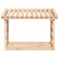 vidaXL Leñero de madera maciza de pino 108x64,5x78 cm vidaXL Leñero de madera maciza de pino 108x64,5x78 cm