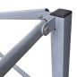 vidaXL Carpa plegable profesional acero gris antracita 2x2 m vidaXL Carpa plegable profesional acero gris antracita 2x2 m