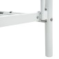 vidaXL Estructura de litera de metal blanco 140x200 cm/90x200 cm vidaXL Estructura de litera de metal blanco 140x200 cm/90x200 cm