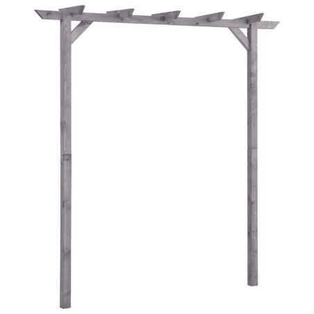 vidaXL Pérgola de jardín de madera de pino impregnada 200x40x205 cm 