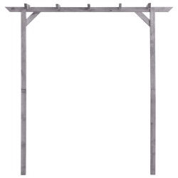 vidaXL Pérgola de jardín de madera de pino impregnada 200x40x205 cm 