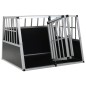 vidaXL Jaula de perro con puerta doble 94x88x69 cm