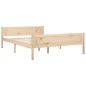 vidaXL Estructura de cama de madera de pino maciza 160x200 cm vidaXL Estructura de cama de madera de pino maciza 160x200 cm