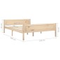 vidaXL Estructura de cama de madera de pino maciza 160x200 cm vidaXL Estructura de cama de madera de pino maciza 160x200 cm