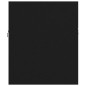 vidaXL Armario para lavabo madera contrachapada negro 80x38,5x46 cm vidaXL Armario para lavabo madera contrachapada negro 80x38,5x46 cm