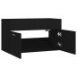 vidaXL Armario para lavabo madera contrachapada negro 80x38,5x46 cm vidaXL Armario para lavabo madera contrachapada negro 80x38,5x46 cm