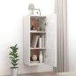vidaXL Armario pared madera contrachapada blanco brillo 34,5x34x90 cm vidaXL Armario pared madera contrachapada blanco brillo 34,5x34x90 cm