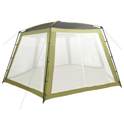 vidaXL Carpa para piscina de tela verde 660x580x250 cm