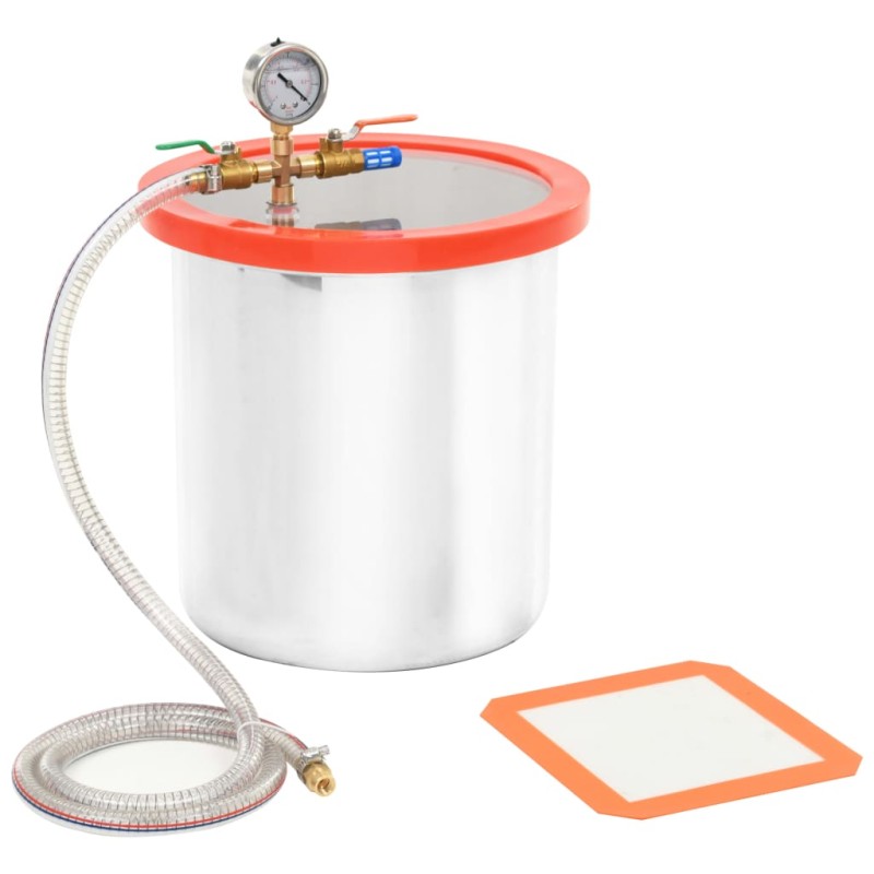 vidaXL Cámara de vacío de acero inoxidable 18,9 L vidaXL Cámara de vacío de acero inoxidable 18,9 L