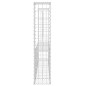 vidaXL Cesta de gaviones forma de U 2 postes de hierro 140x20x100 cm vidaXL Cesta de gaviones forma de U 2 postes de hierro 140x20x100 cm
