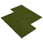vidaXL Baldosas de césped artificial 4 unidades caucho 50x50x2,5 cm vidaXL Baldosas de césped artificial 4 unidades caucho 50x50x2,5 cm