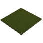 vidaXL Baldosas de césped artificial 4 unidades caucho 50x50x2,5 cm vidaXL Baldosas de césped artificial 4 unidades caucho 50x50x2,5 cm