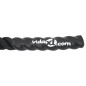 vidaXL Cuerda de batalla poliéster negro 12 m 9 kg vidaXL Cuerda de batalla poliéster negro 12 m 9 kg
