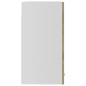 vidaXL Armario colgante vidrio y madera ingeniería roble 60x31x60 cm vidaXL Armario colgante vidrio y madera ingeniería roble 60x31x60 cm