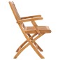 vidaXL Sillas de jardín plegables 2 unidades madera maciza de teca vidaXL Sillas de jardín plegables 2 unidades madera maciza de teca