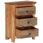 vidaXL Armario auxiliar de madera maciza de acacia 55x33x75 cm vidaXL Armario auxiliar de madera maciza de acacia 55x33x75 cm