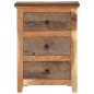 vidaXL Armario auxiliar de madera maciza de acacia 55x33x75 cm vidaXL Armario auxiliar de madera maciza de acacia 55x33x75 cm