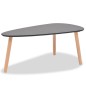 vidaXL Set de mesas de centro 2 unidades madera maciza de pino negro vidaXL Set de mesas de centro 2 unidades madera maciza de pino negro
