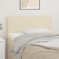 vidaXL Cabecero de cuero sintético color crema 100x5x78/88 cm vidaXL Cabecero de cuero sintético color crema 100x5x78/88 cm