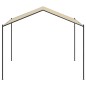 vidaXL Carpa acero y tela beige 3x3 m vidaXL Carpa acero y tela beige 3x3 m