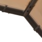 vidaXL Carpa acero y tela beige 3x3 m vidaXL Carpa acero y tela beige 3x3 m