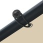 vidaXL Carpa acero y tela beige 3x3 m vidaXL Carpa acero y tela beige 3x3 m