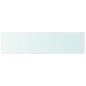 vidaXL Panel de estante vidrio claro 100x25 cm vidaXL Panel de estante vidrio claro 100x25 cm