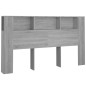 vidaXL Mueble cabecero gris Sonoma 180x18,5x104,5 cm vidaXL Mueble cabecero gris Sonoma 180x18,5x104,5 cm