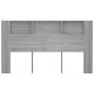vidaXL Mueble cabecero gris Sonoma 180x18,5x104,5 cm vidaXL Mueble cabecero gris Sonoma 180x18,5x104,5 cm