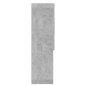 vidaXL Armario de lavadora gris hormigón 70,5x25,5x90 cm