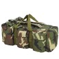 vidaXL Bolso de lona estilo militar 3-en-1 90 L camuflaje vidaXL Bolso de lona estilo militar 3-en-1 90 L camuflaje