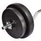 vidaXL Barra curl con pesas 30 kg vidaXL Barra curl con pesas 30 kg