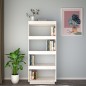 vidaXL Estantería/divisor de espacios madera pino blanco 60x35x135 cm vidaXL Estantería/divisor de espacios madera pino blanco 60x35x135 cm