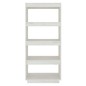 vidaXL Estantería/divisor de espacios madera pino blanco 60x35x135 cm vidaXL Estantería/divisor de espacios madera pino blanco 60x35x135 cm