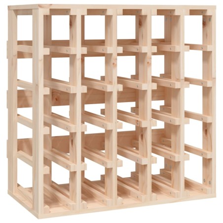 vidaXL Botellero madera maciza de pino 58,5x33x60,5 cm