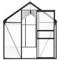vidaXL Invernadero de aluminio gris antracita 9,31 m² vidaXL Invernadero de aluminio gris antracita 9,31 m²