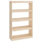vidaXL Estantería/divisor de espacios madera de pino 80x30x135,5 cm vidaXL Estantería/divisor de espacios madera de pino 80x30x135,5 cm