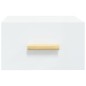 vidaXL Mesitas de noche de pared 2 uds blanco 35x35x20 cm