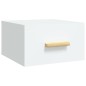 vidaXL Mesitas de noche de pared 2 uds blanco 35x35x20 cm