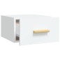 vidaXL Mesitas de noche de pared 2 uds blanco 35x35x20 cm