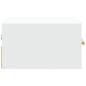 vidaXL Mesitas de noche de pared 2 uds blanco 35x35x20 cm