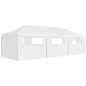 vidaXL Carpa de fiestas pop-up plegable con 8 paredes blanco 3x9 m vidaXL Carpa de fiestas pop-up plegable con 8 paredes blanco 3x9 m