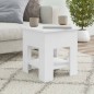 vidaXL Mesa de centro blanco madera contrachapada 40x40x42 cm vidaXL Mesa de centro blanco madera contrachapada 40x40x42 cm