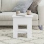 vidaXL Mesa de centro blanco madera contrachapada 40x40x42 cm vidaXL Mesa de centro blanco madera contrachapada 40x40x42 cm