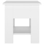 vidaXL Mesa de centro blanco madera contrachapada 40x40x42 cm vidaXL Mesa de centro blanco madera contrachapada 40x40x42 cm