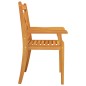 vidaXL Sillas de comedor de jardín 3 uds madera maciza de acacia vidaXL Sillas de comedor de jardín 3 uds madera maciza de acacia