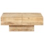 vidaXL Mesa de centro de madera maciza de mango 80x80x28 cm vidaXL Mesa de centro de madera maciza de mango 80x80x28 cm