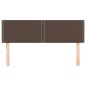 vidaXL Cabeceros 2 unidades cuero sintético marrón 72x5x78/88 cm vidaXL Cabeceros 2 unidades cuero sintético marrón 72x5x78/88 cm