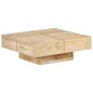 vidaXL Mesa de centro de madera maciza de mango 80x80x28 cm vidaXL Mesa de centro de madera maciza de mango 80x80x28 cm